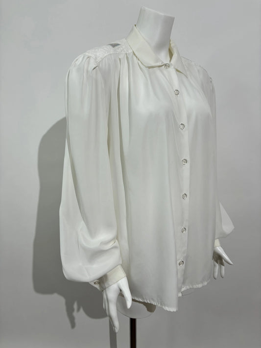 Elegant Charm 80s Košulja HELM:VNTG