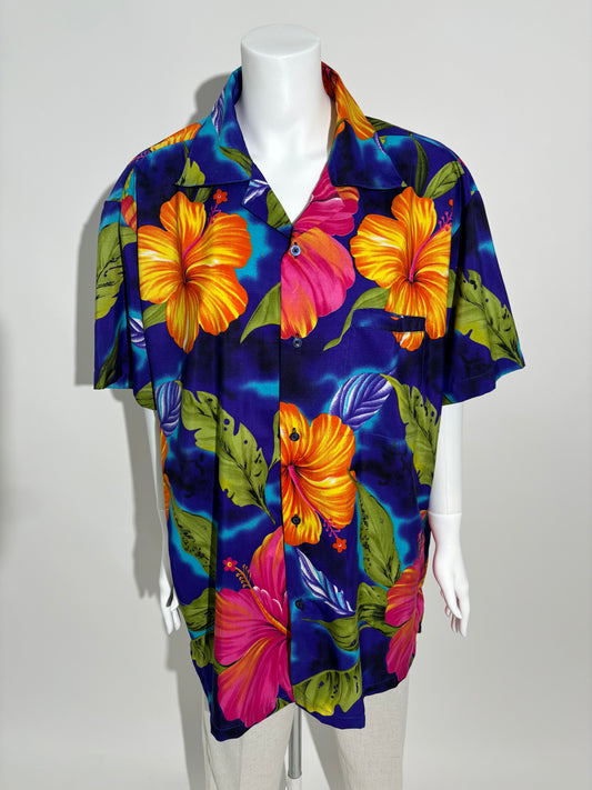 Tropical Paradise 90s Havajska Košulja HELM:VNTG
