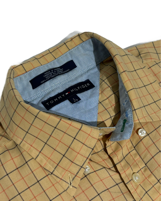 Tommy Hilfiger Sand Checkered Košulja Tommy Hilfiger