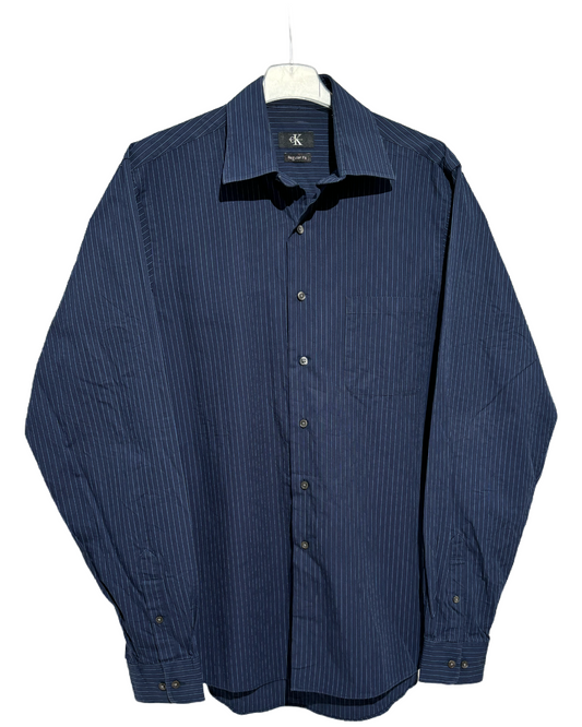 Calvin Klein Navy Striped Košulja Calvin Klein