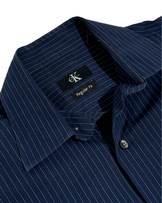 Calvin Klein Navy Striped Košulja Calvin Klein