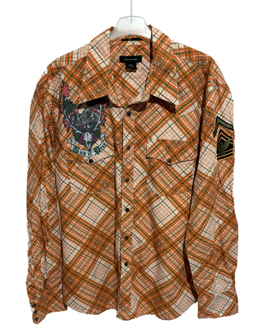 Calvin Klein Sunset Checkered Košulja Calvin Klein