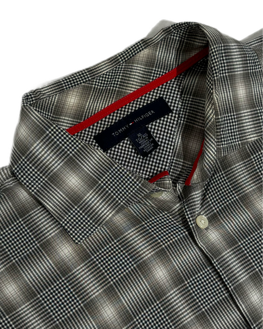 Tommy Hilfiger Olive Checkered Košulja Tommy Hilfiger