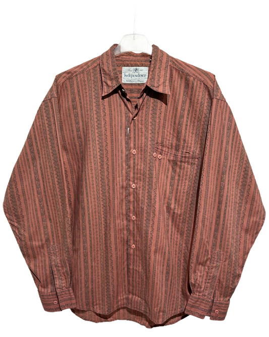 Vintage Wanderer 70s Ethnic Stripe Košulja HELM:VNTG