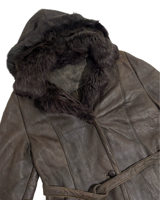 Winter Wanderlust Shearling Kaput HELM:VNTG