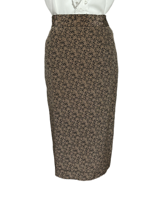 Spring Blossom 80s Floral Suknja HELM:VNTG