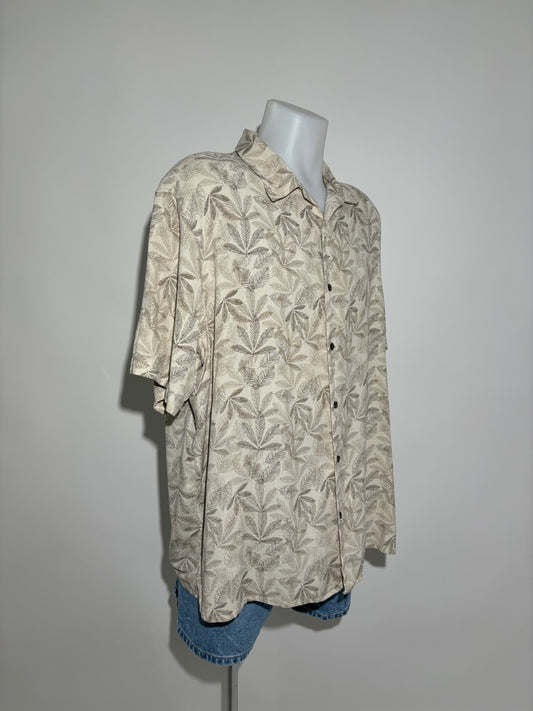 Palm Serenity 80s Hawaiian Košulja HELM:VNTG