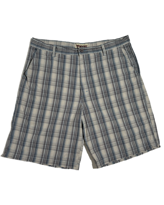Wrangler Blue Striped Classic Bermude Wrangler