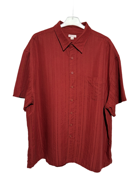 Rustic Red 90s Hawaiian Košulja HELM:VNTG