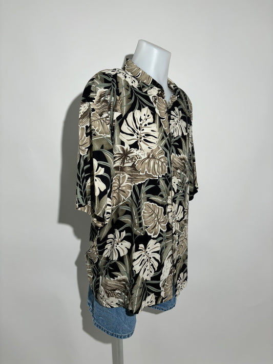 Tropical Jungle 80s Hawaiian Košulja HELM:VNTG
