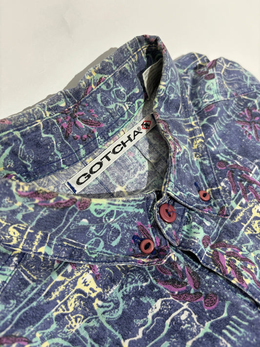 Abstract Vibes 90s Hawaiian Košulja HELM:VNTG