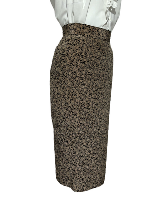 Spring Blossom 80s Floral Suknja HELM:VNTG