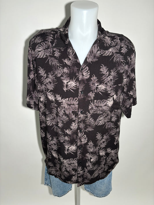 Midnight Fern 90s Hawaiian Košulja HELM:VNTG