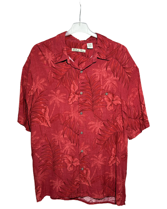 Sunrise Palm Trees 80s Hawaiian Košulja HELM:VNTG