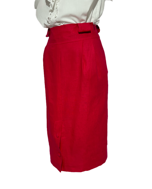 Floral Burst 80s Radiant Suknja HELM:VNTG