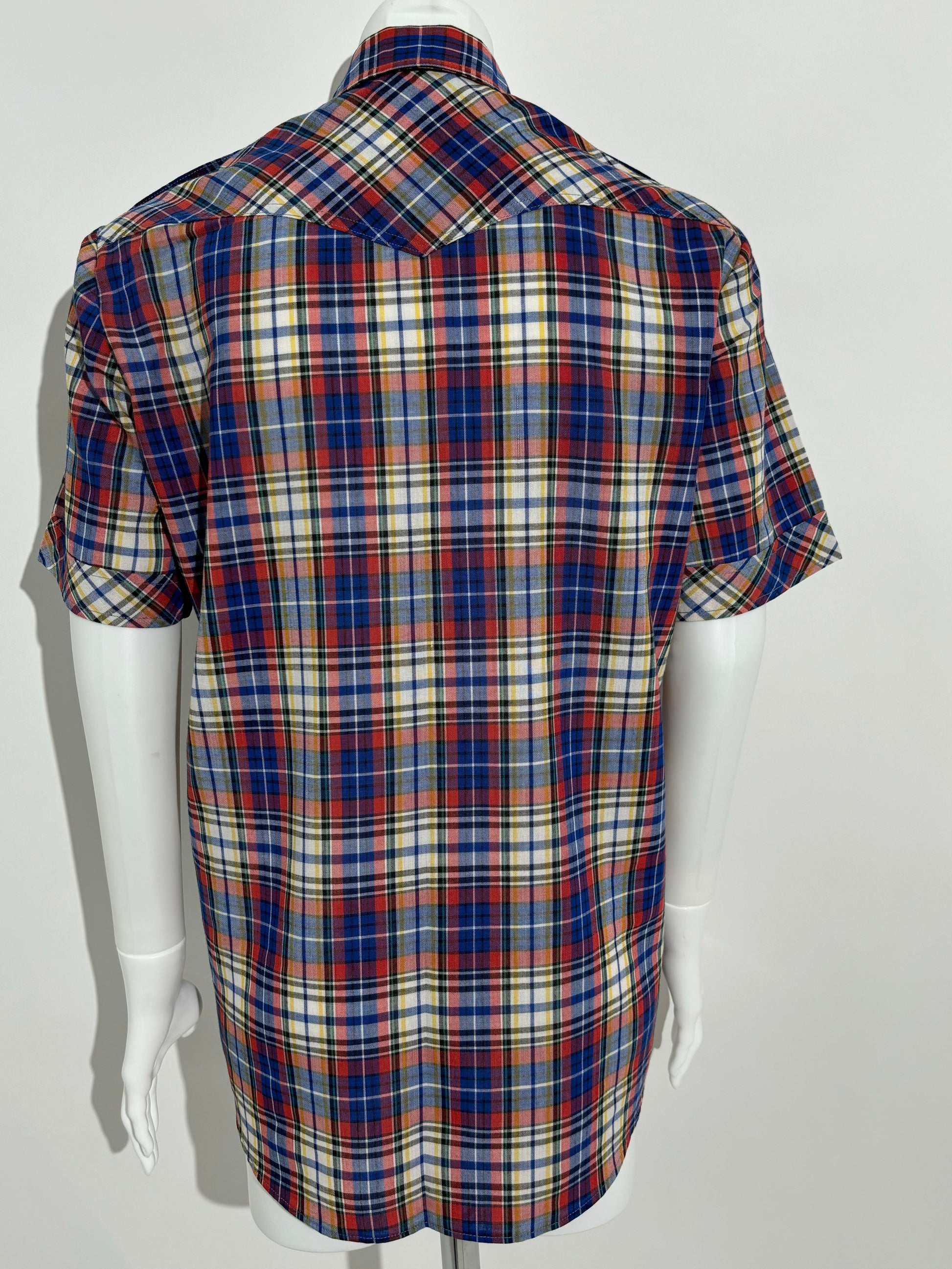 Plaid Classic 80s Checkered Košulja HELM:VNTG