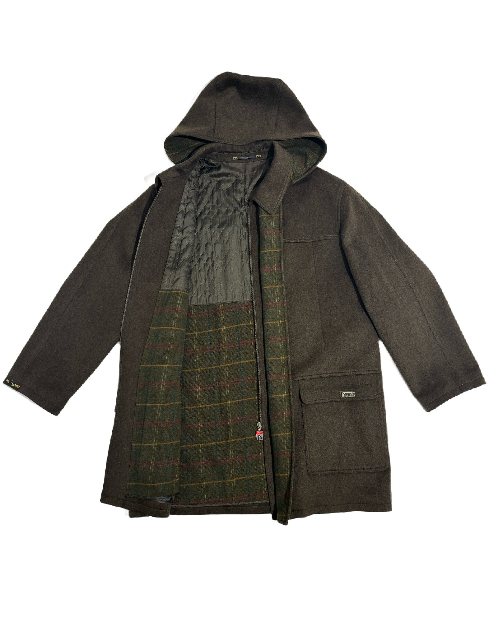 Tartan Woodskeeper Heritage Duffle Kaput HELM:VNTG