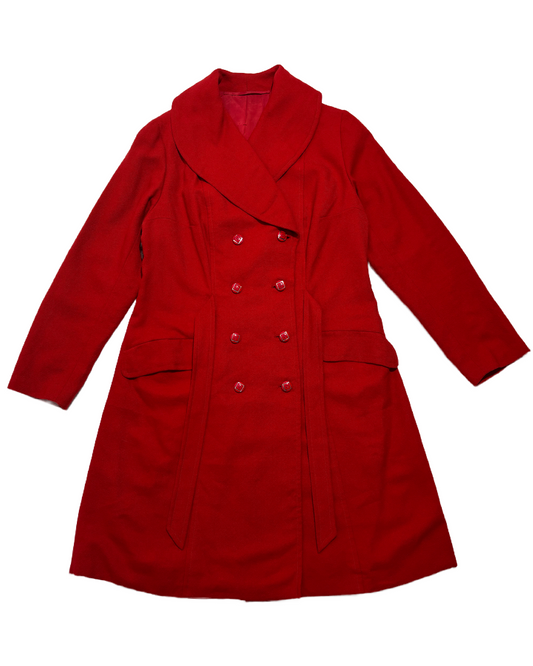 Crimson Royale Elegance Coat HELM:VNTG