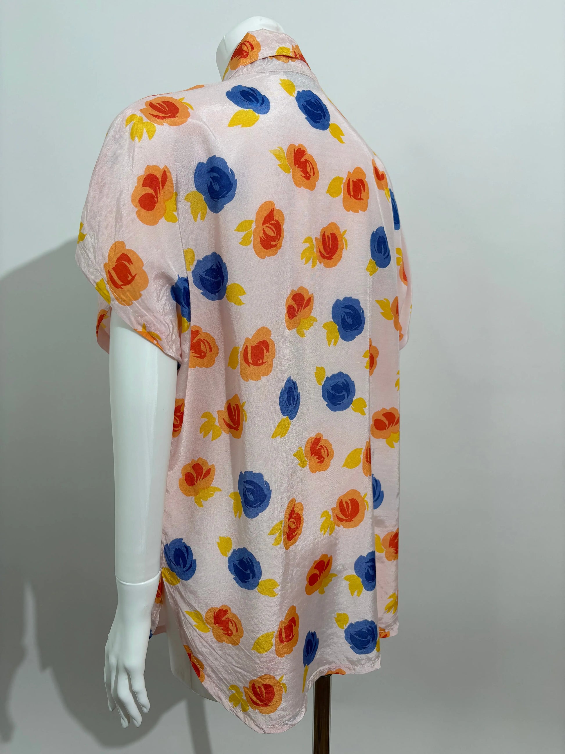 Summer Joy 80s Floral Košulja HELM:VNTG