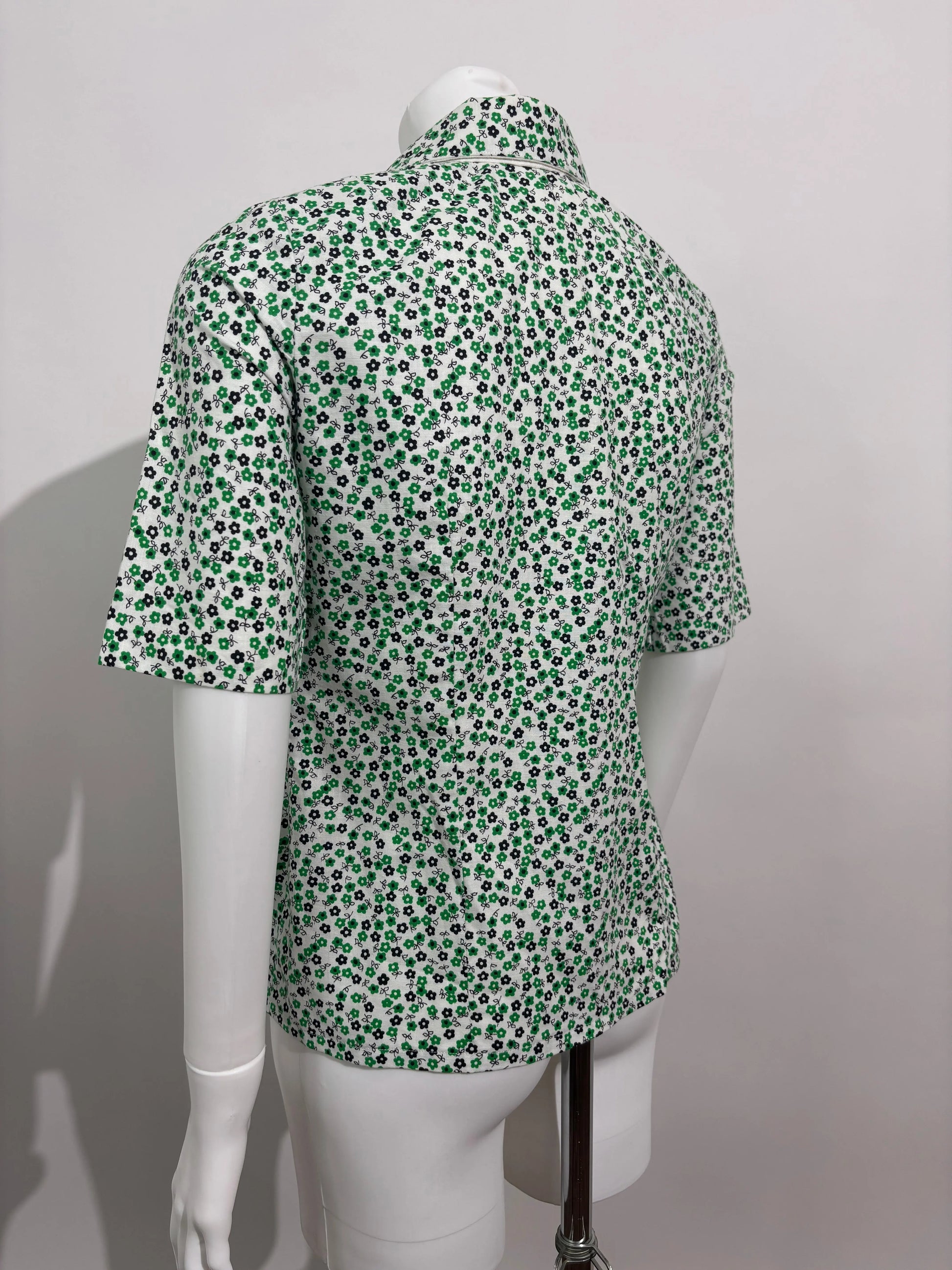 Spring Blossom 70s Floral Košulja HELM:VNTG