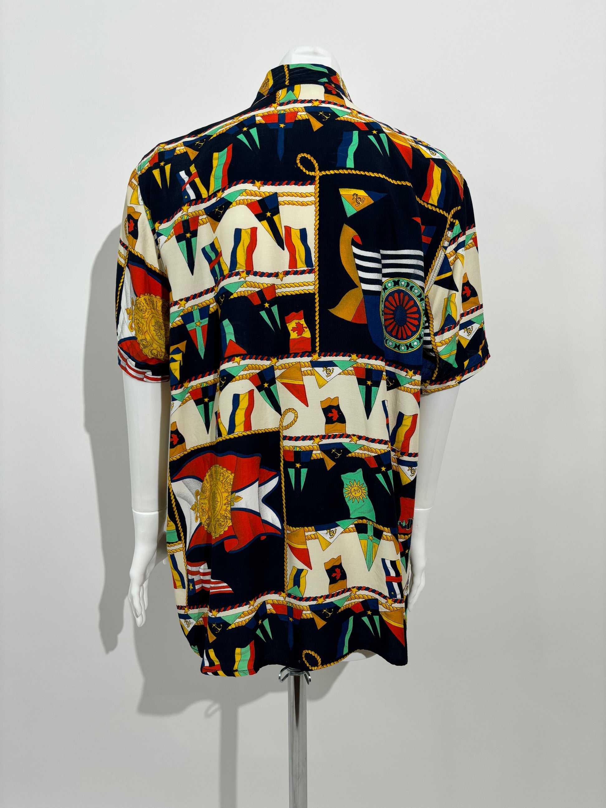 Nautical Flags Nino Morri 90s Košulja HELM:VNTG