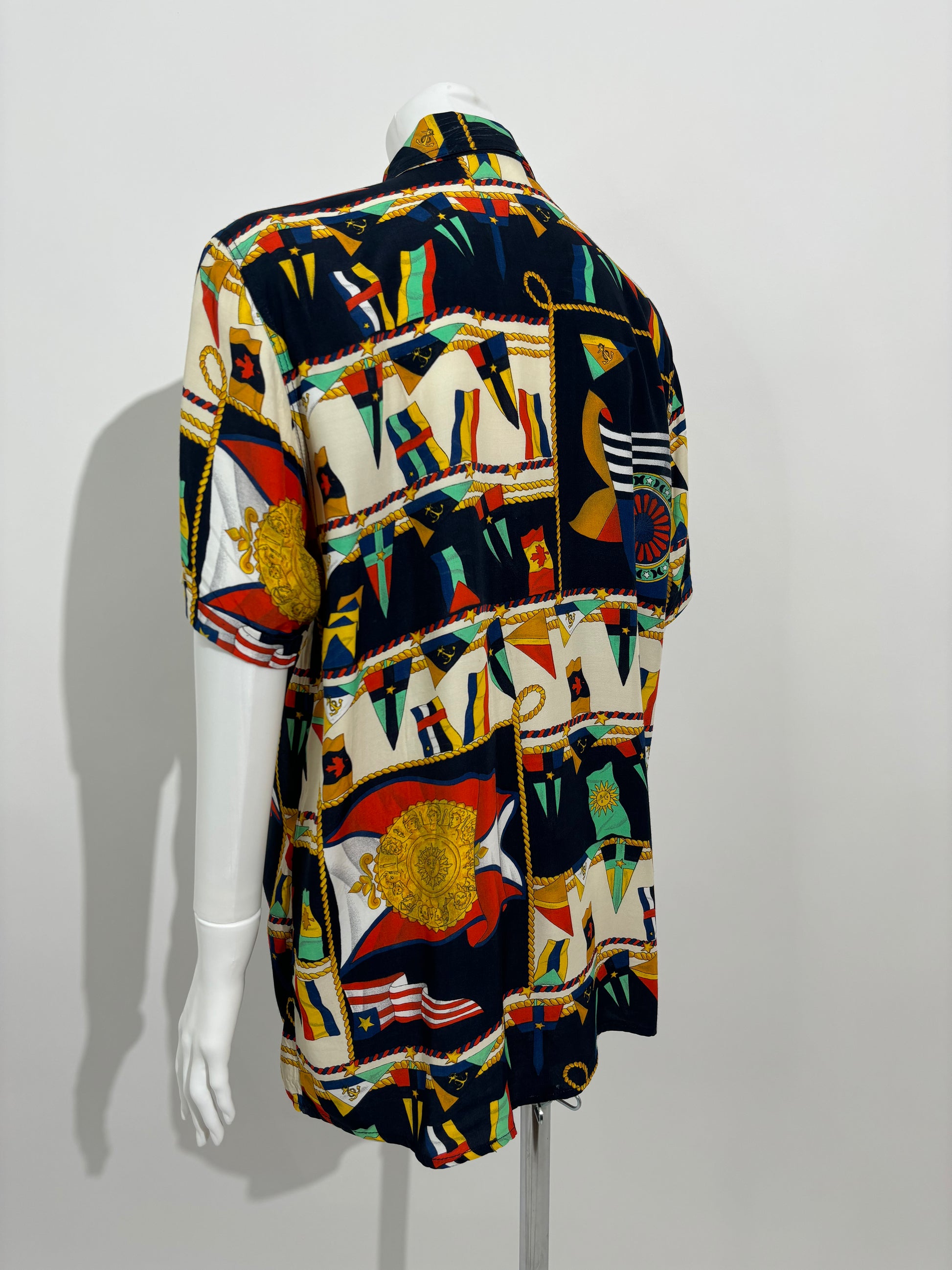 Nautical Flags Nino Morri 90s Košulja HELM:VNTG