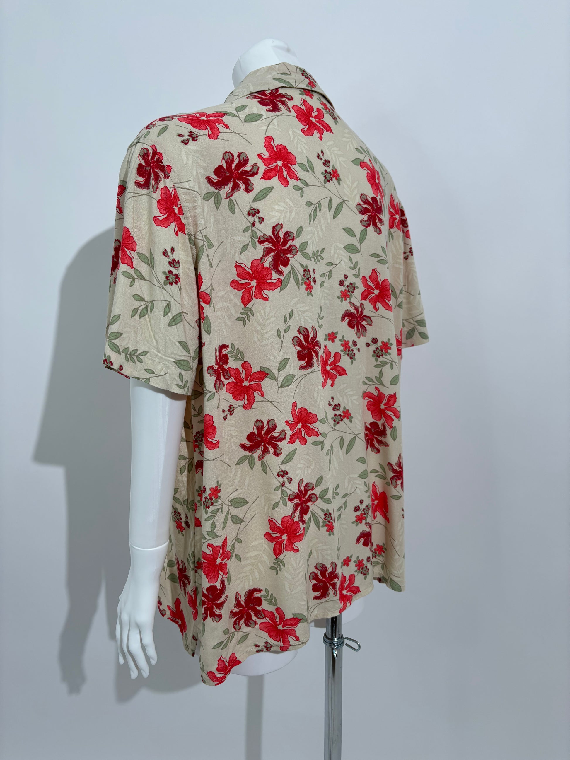 Tropical Bloom Hawaii Floral Košulja HELM:VNTG