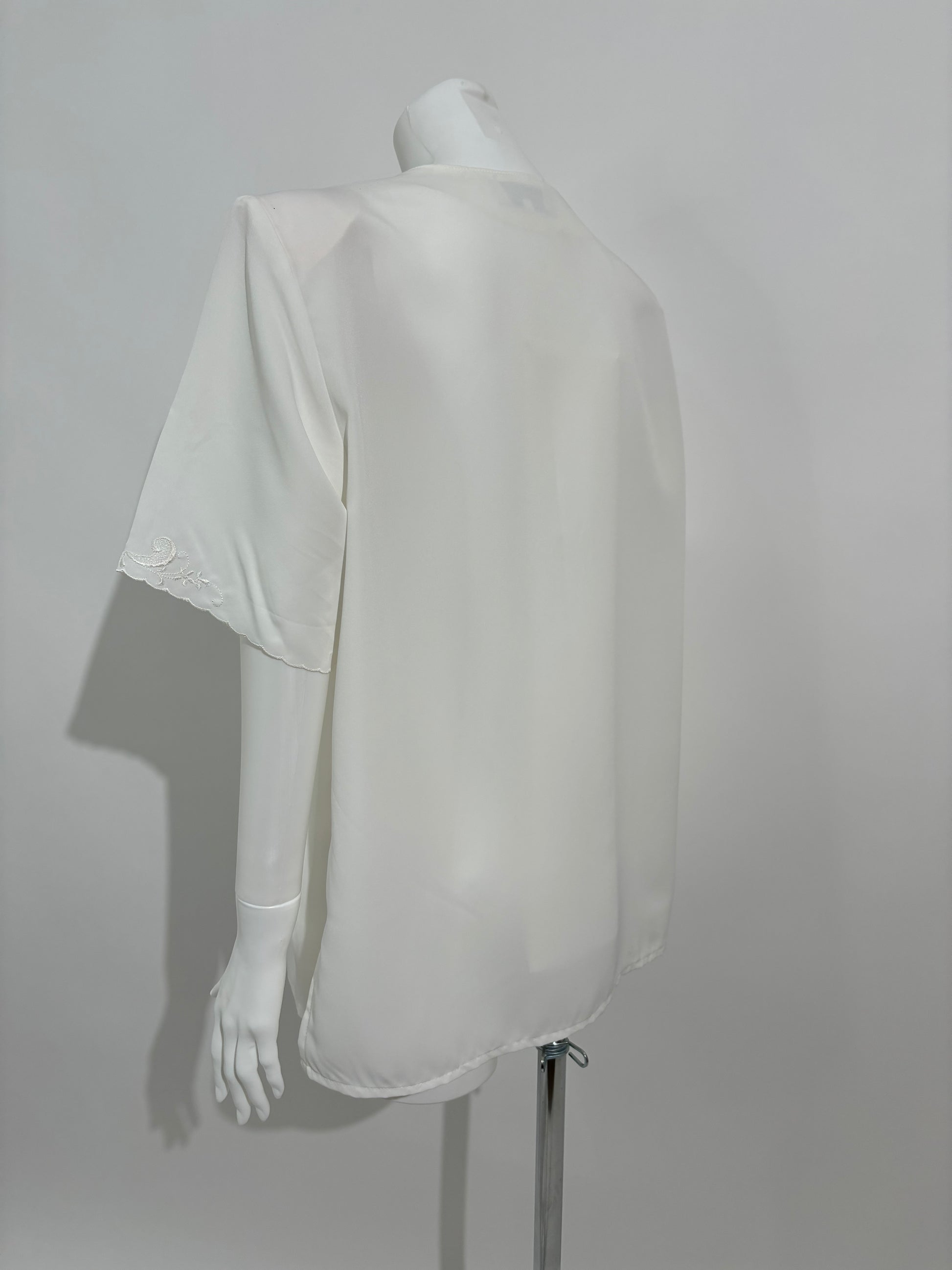 Vintage Elegance 70s Embroided Košulja HELM:VNTG