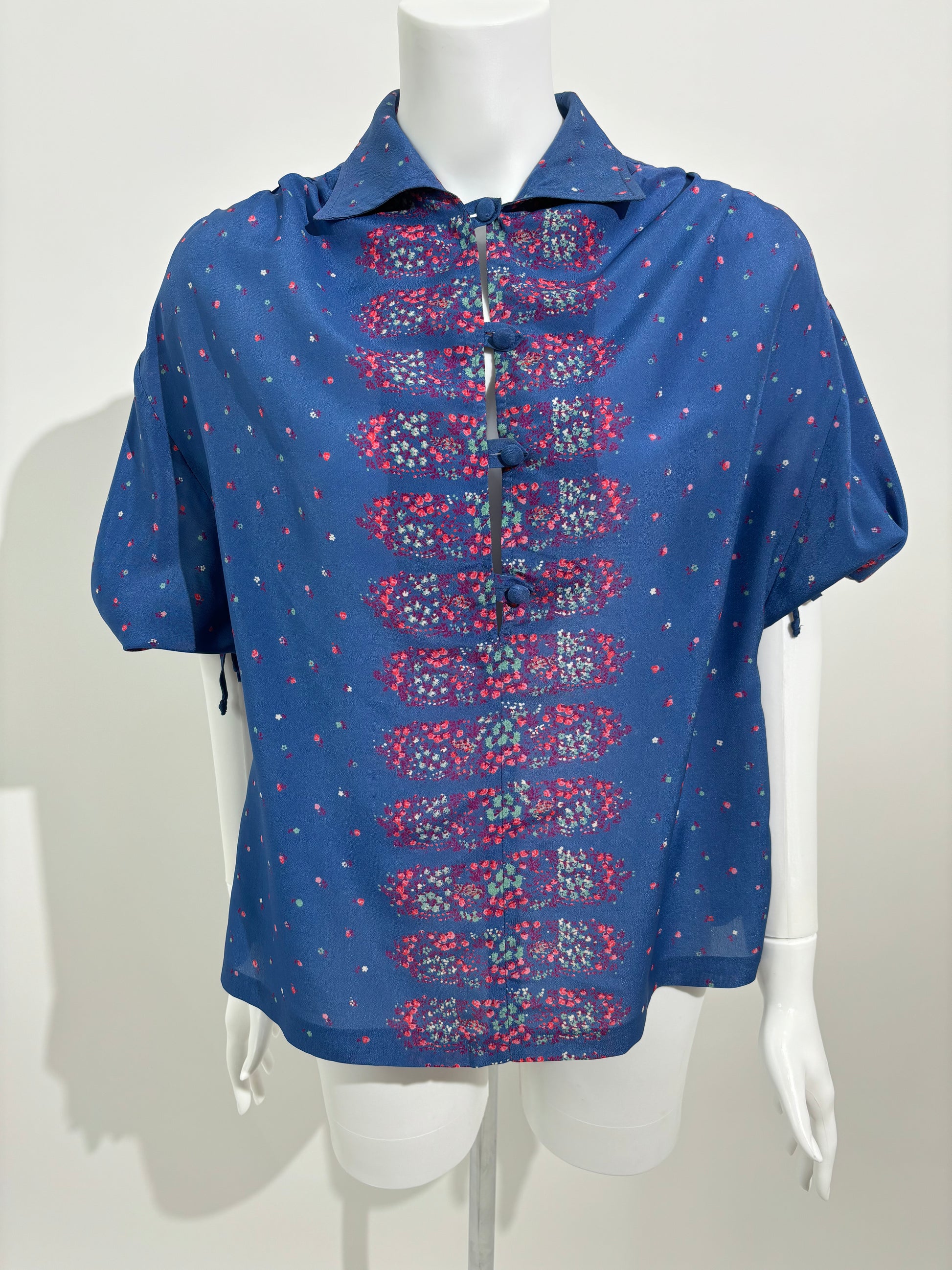 Bohemian Dream 70s Floral Košulja HELM:VNTG