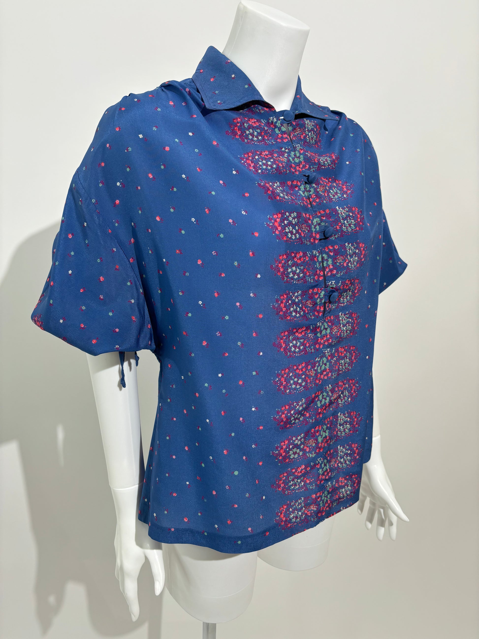 Bohemian Dream 70s Floral Košulja HELM:VNTG