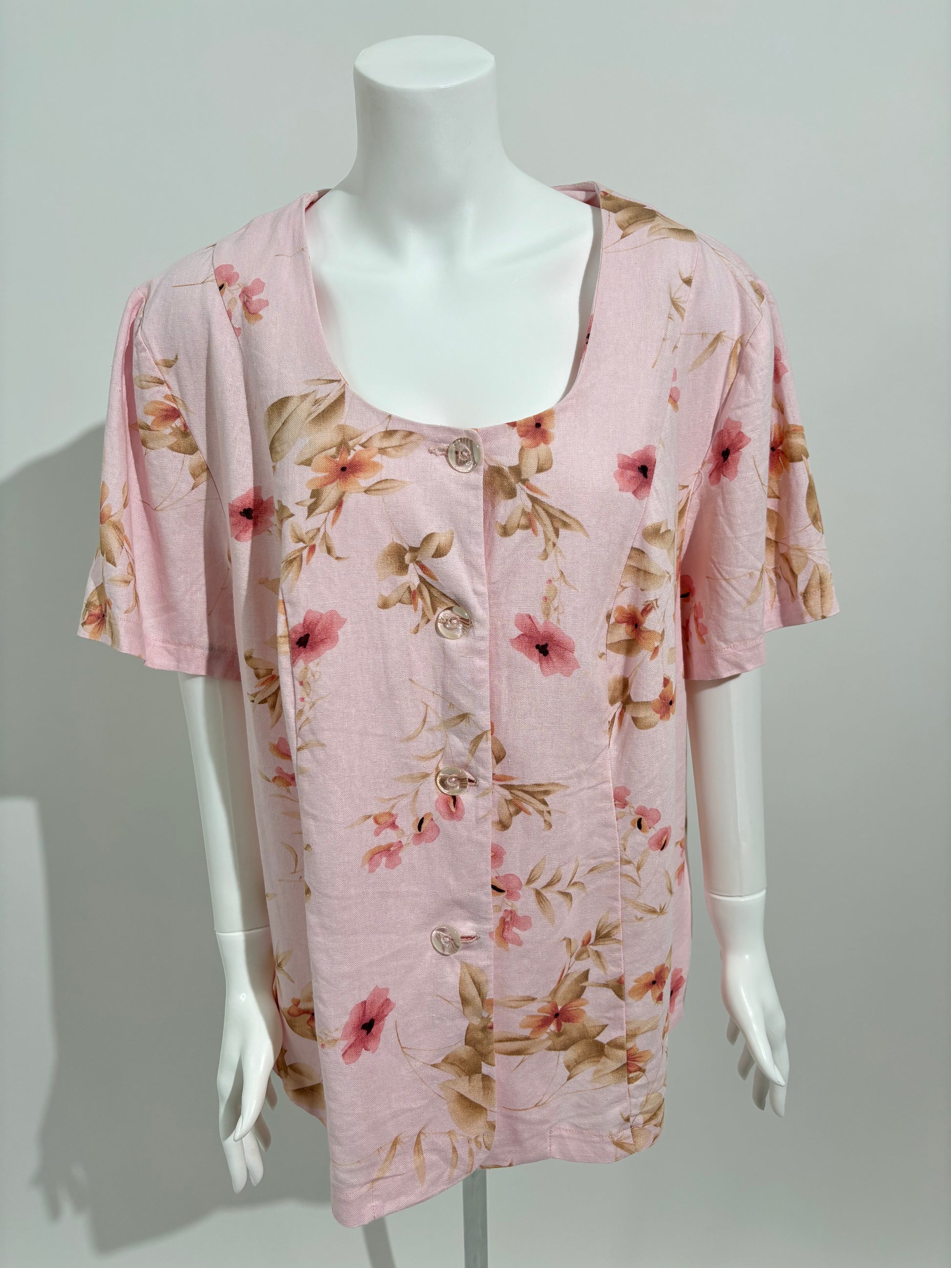 Blossom Whisper 90s Floral Košulja HELM:VNTG