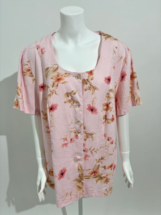 Blossom Whisper 90s Floral Košulja HELM:VNTG