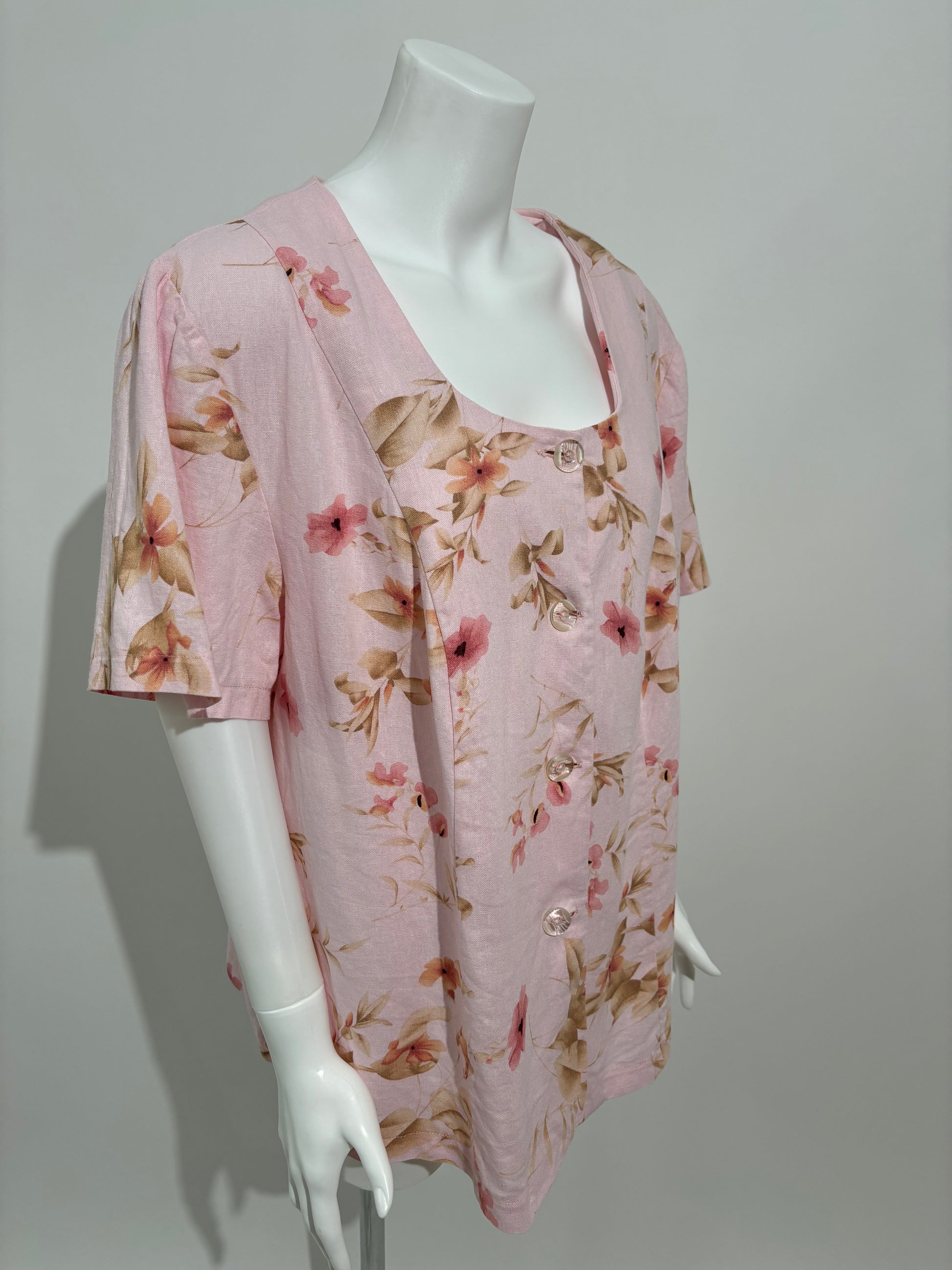 Blossom Whisper 90s Floral Košulja HELM:VNTG