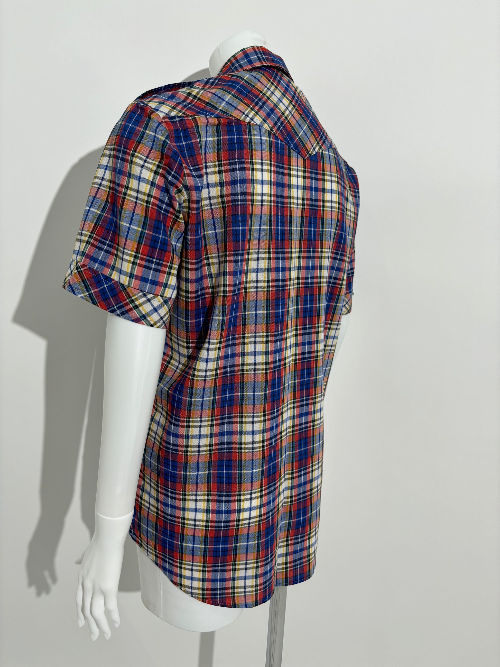 Plaid Classic 80s Checkered Košulja HELM:VNTG