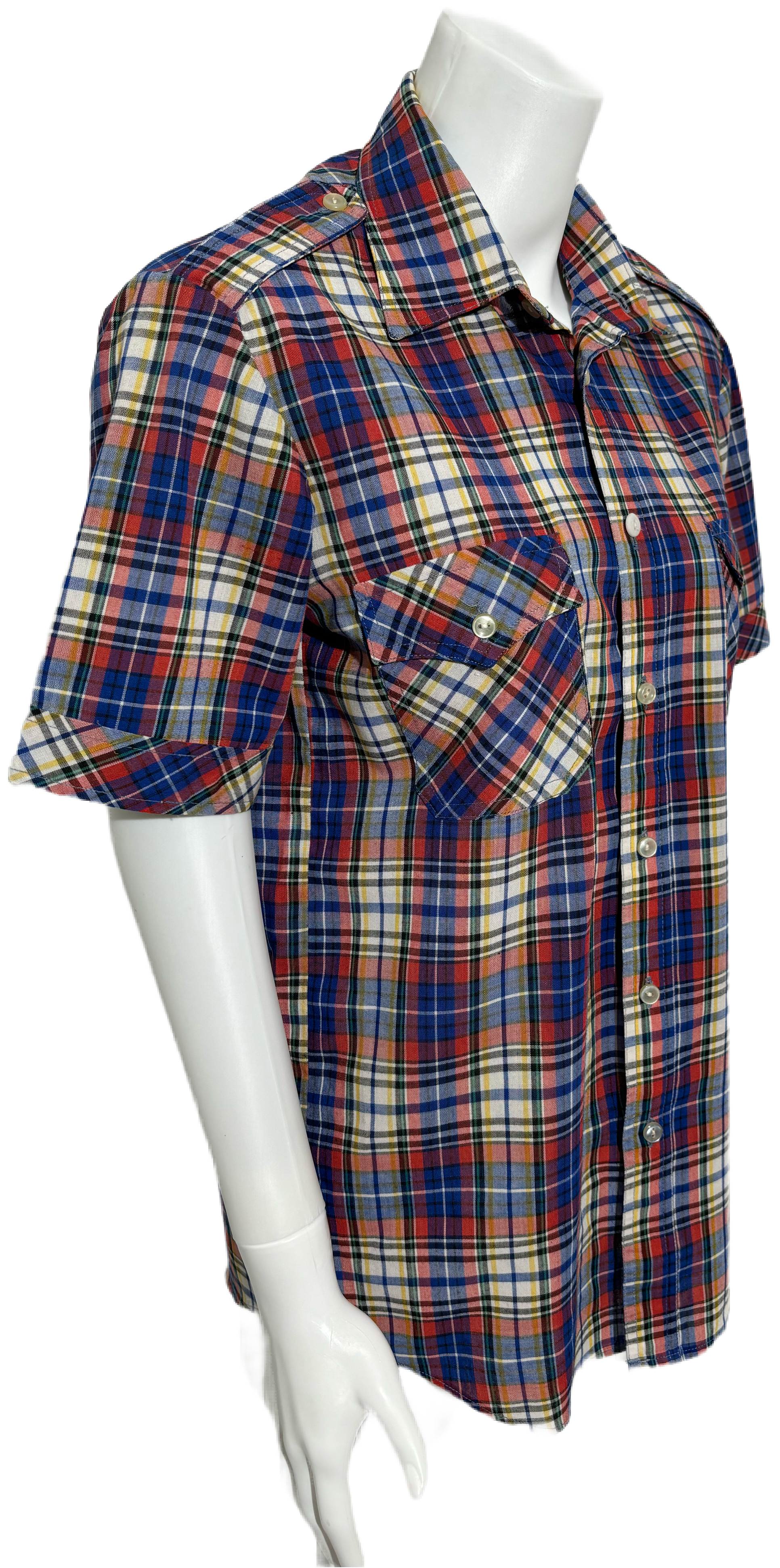 Plaid Classic 80s Checkered Košulja HELM:VNTG