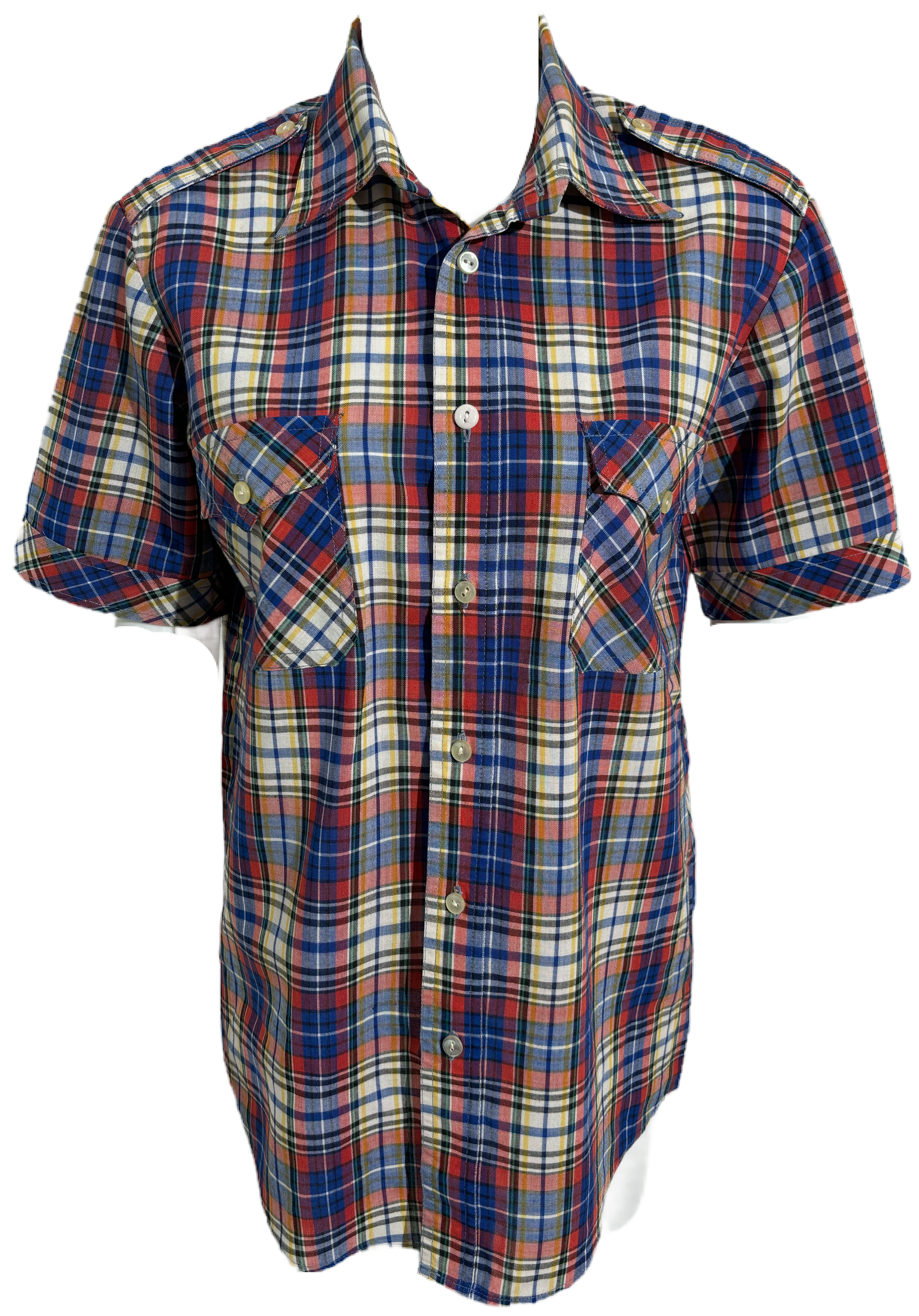 Plaid Classic 80s Checkered Košulja HELM:VNTG