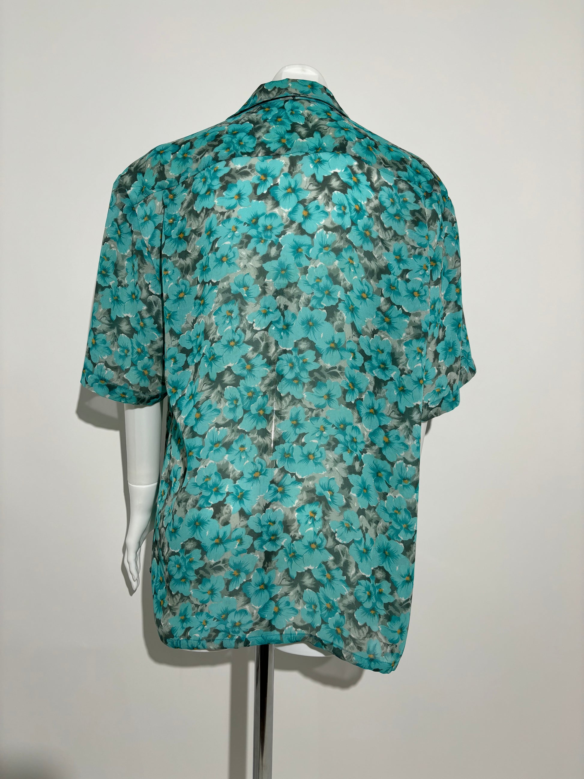 Boho Bloom 70s Floral Košulja HELM:VNTG