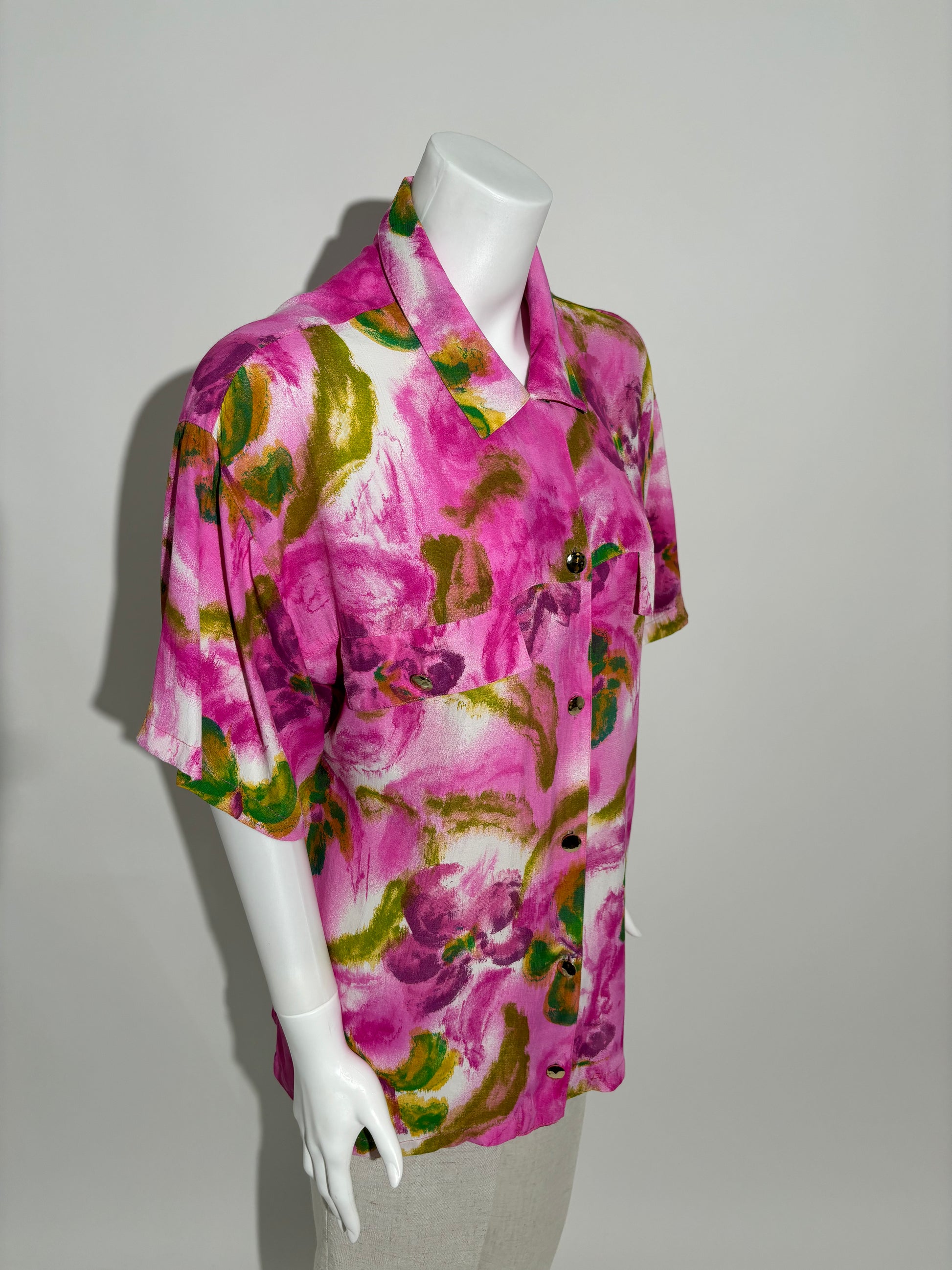 Vibrant Splash 90s Abstract Košulja HELM:VNTG