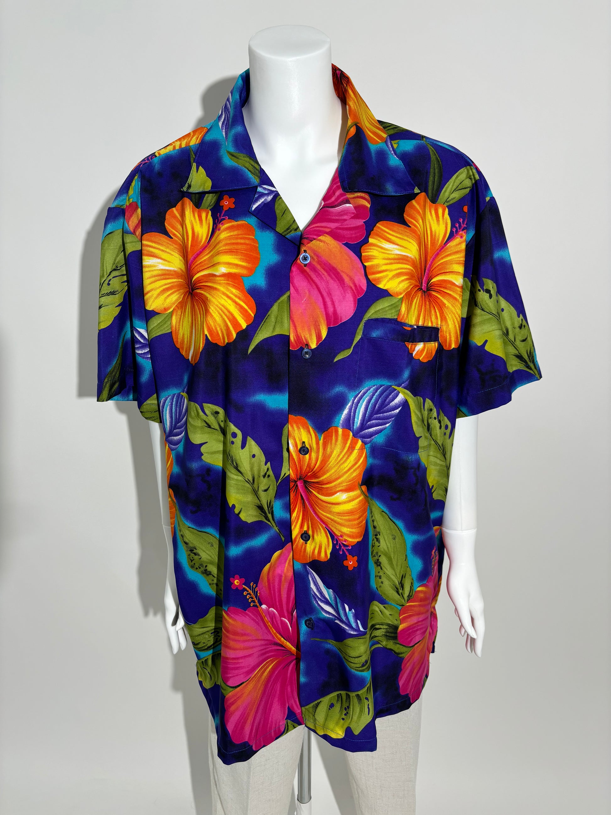 Tropical Paradise 90s Havajska Košulja HELM:VNTG