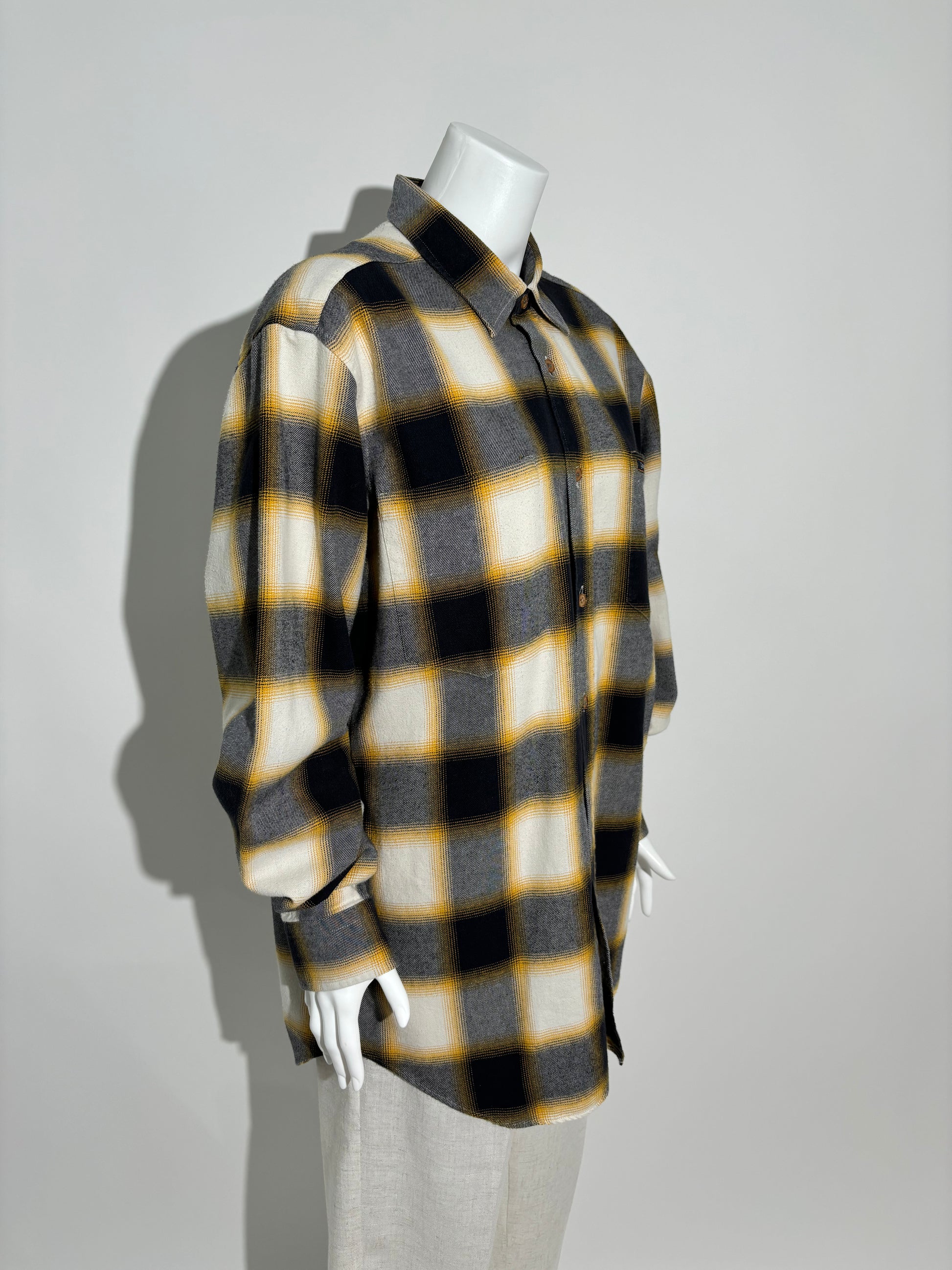 Golden Plaid 90s Karirana Košulja HELM:VNTG