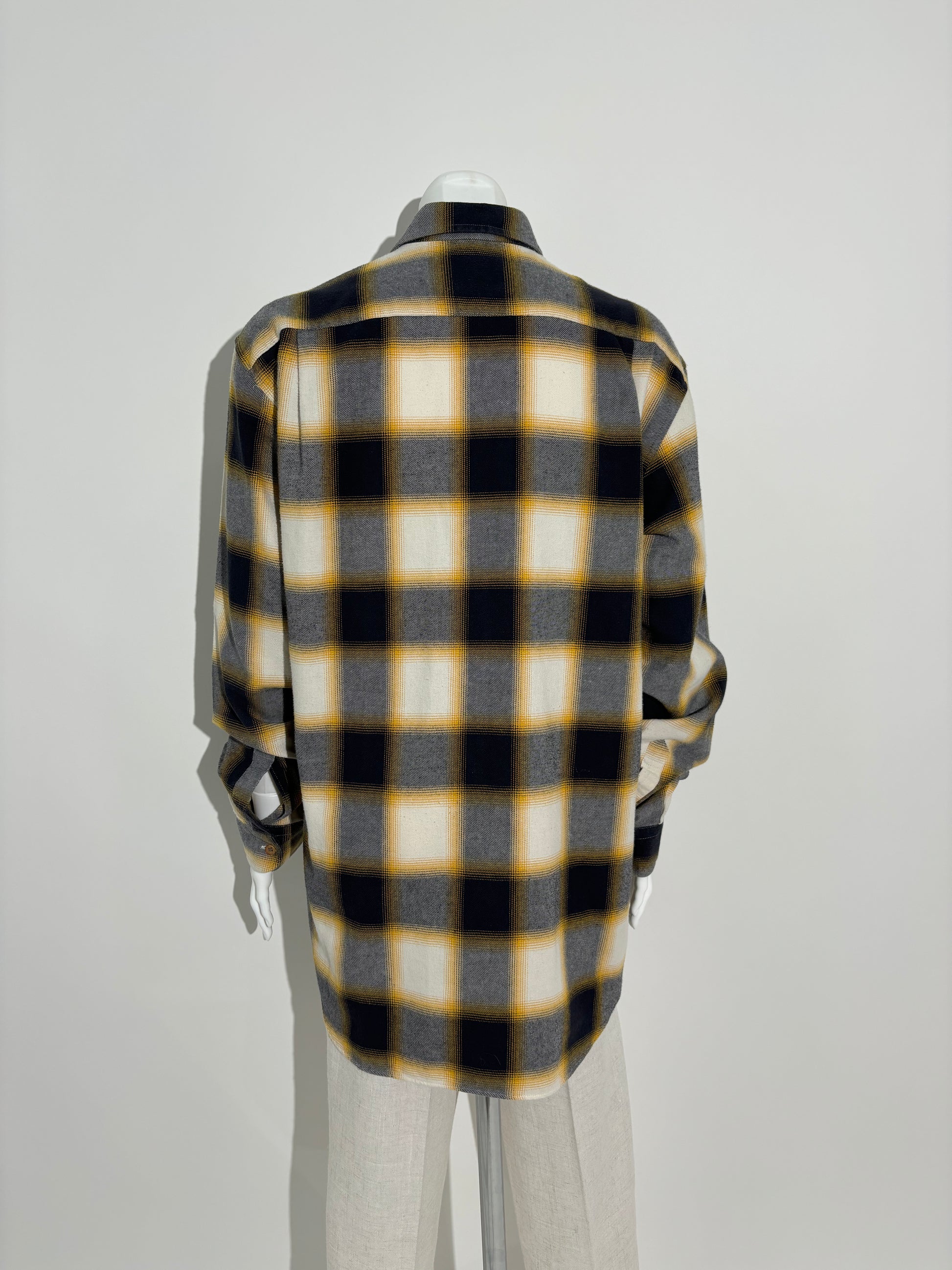 Golden Plaid 90s Karirana Košulja HELM:VNTG