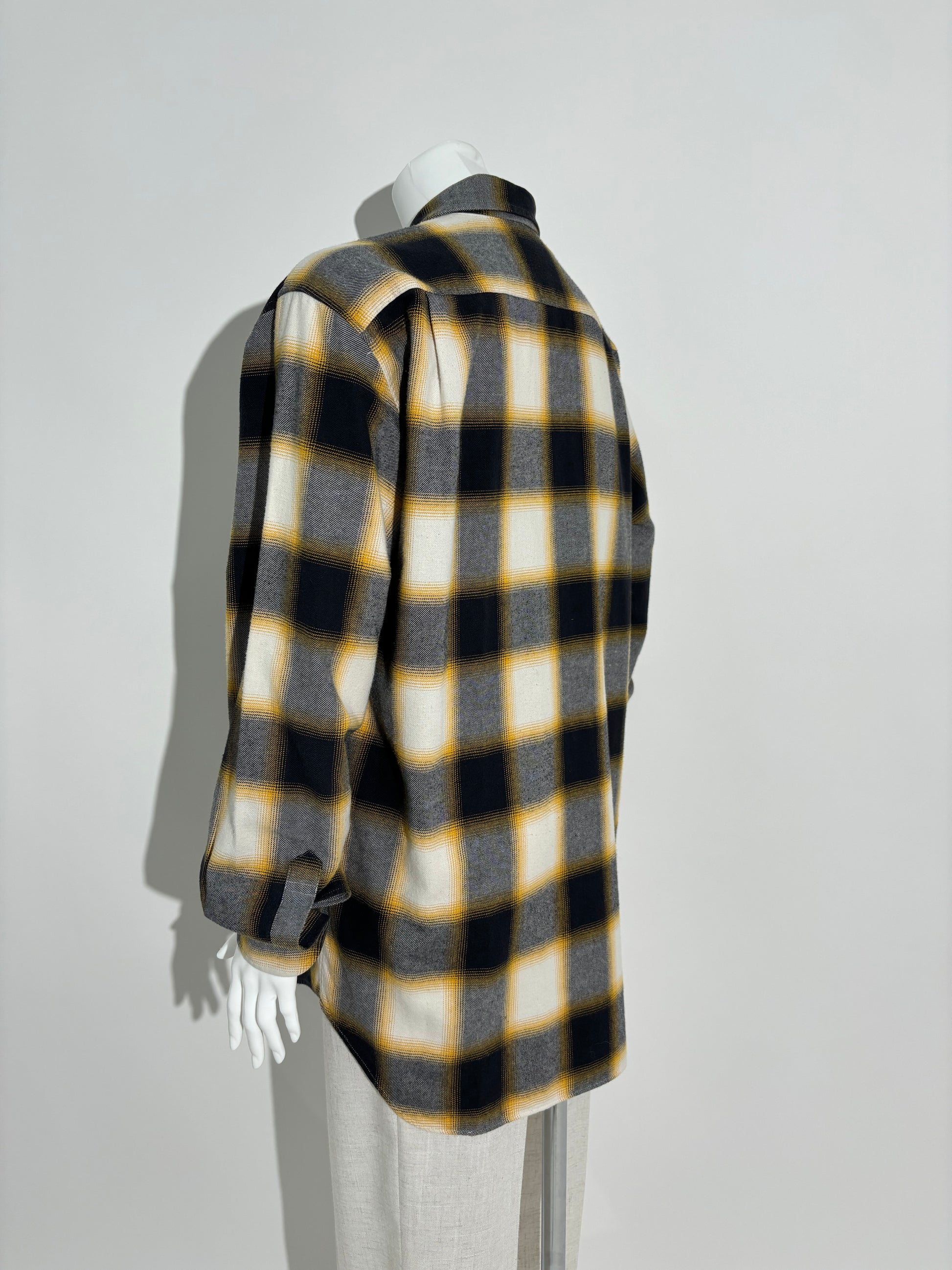 Golden Plaid 90s Karirana Košulja HELM:VNTG