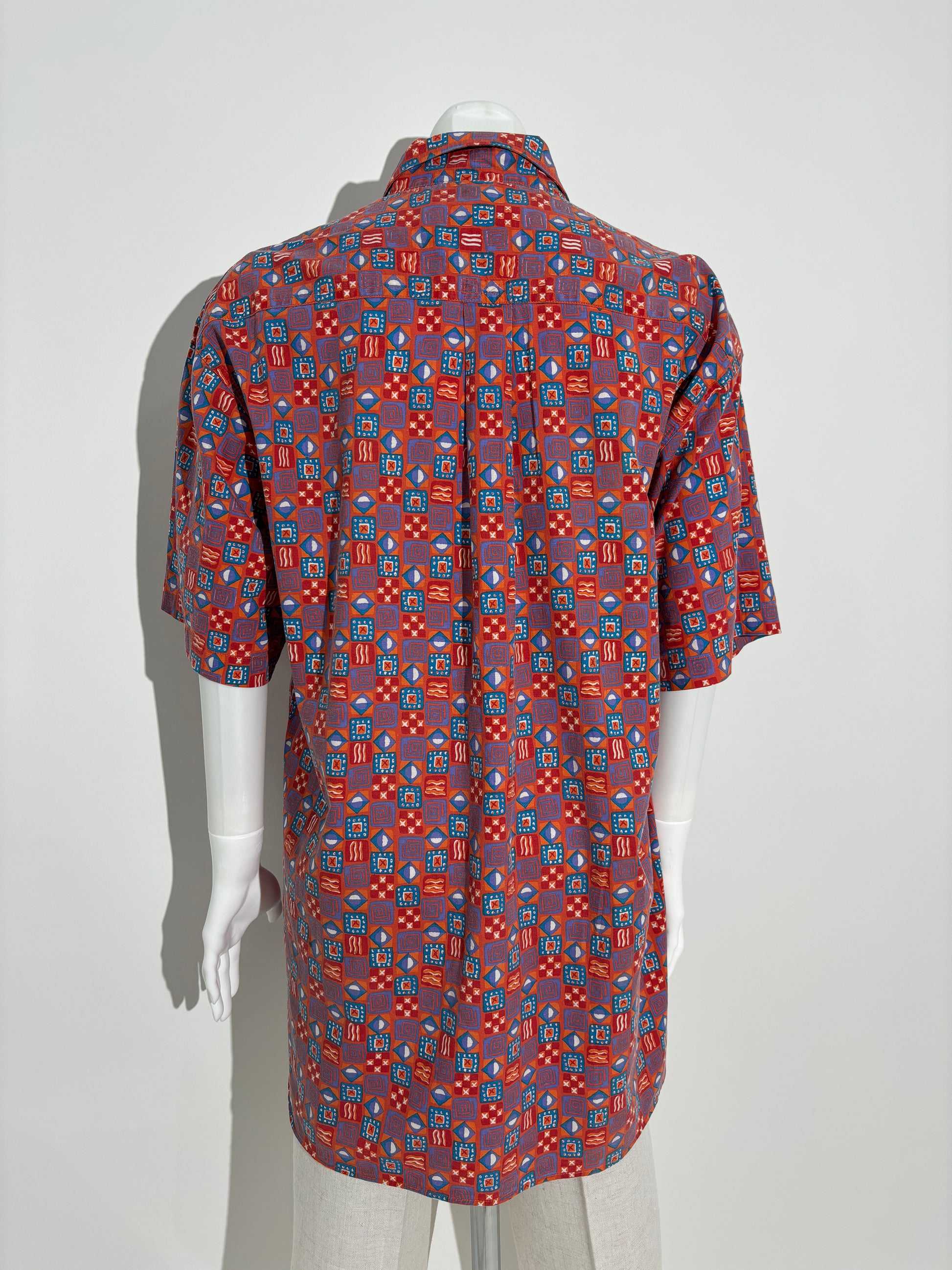 Geometrijska Retro Košulja iz 90-ih HELM:VNTG