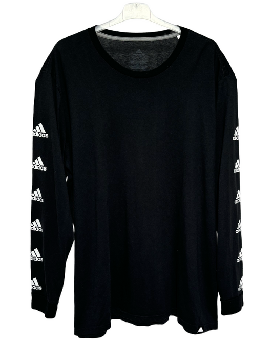 Adidas Full Black Long Sleeve Majica Adidas