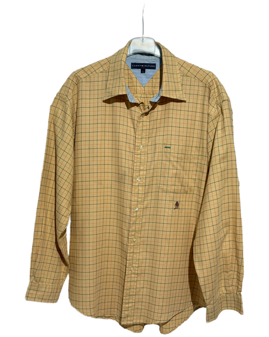 Tommy Hilfiger Sand Checkered Košulja Tommy Hilfiger