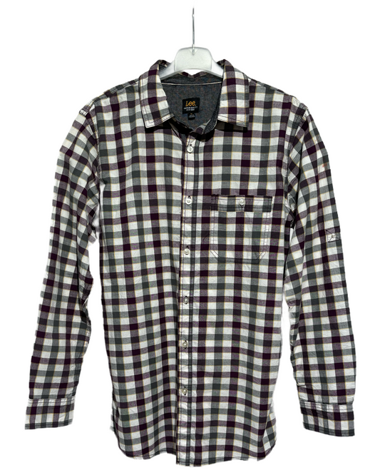 Lee Burgundy Striped Košulja Lee