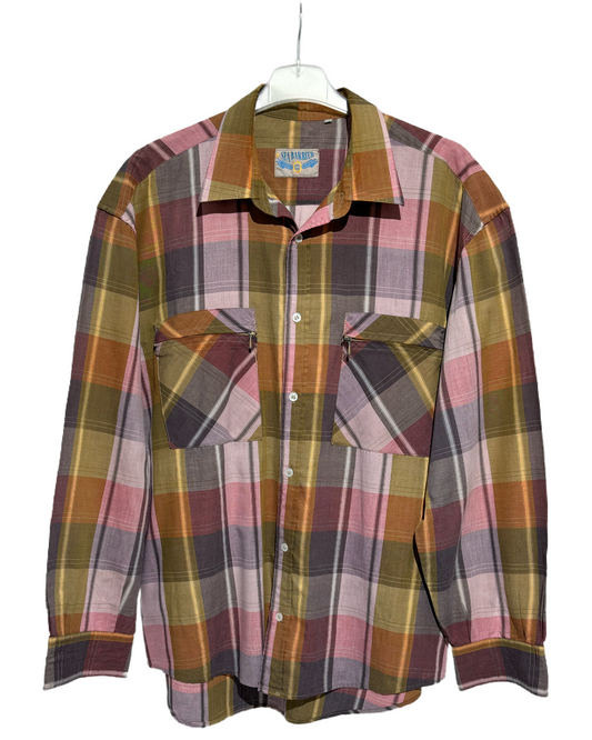 Sea Barrier Blush Sunset Checkered Košulja Sea Barrier