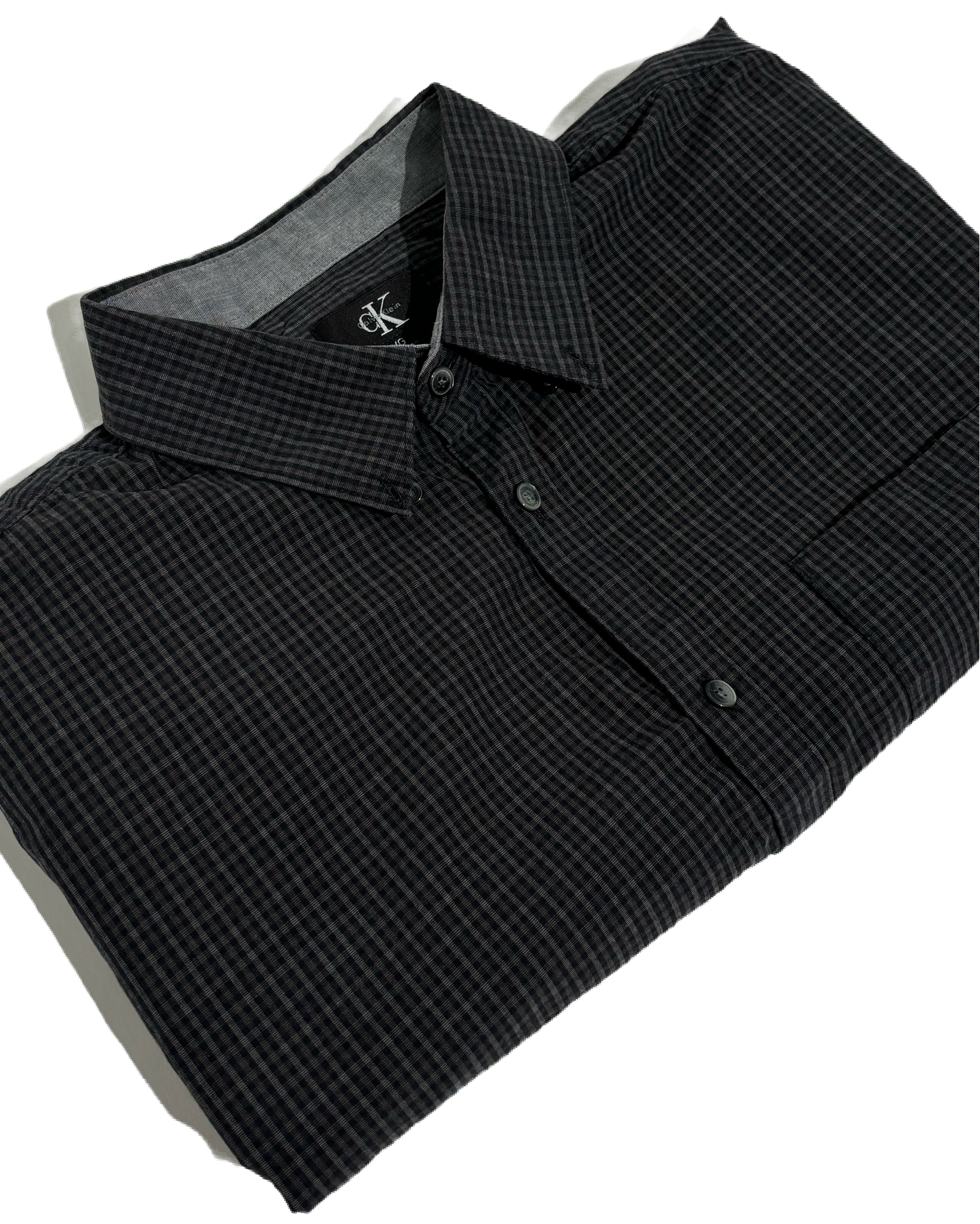 Calvin Klein Grey Checkered Košulja Calvin Klein