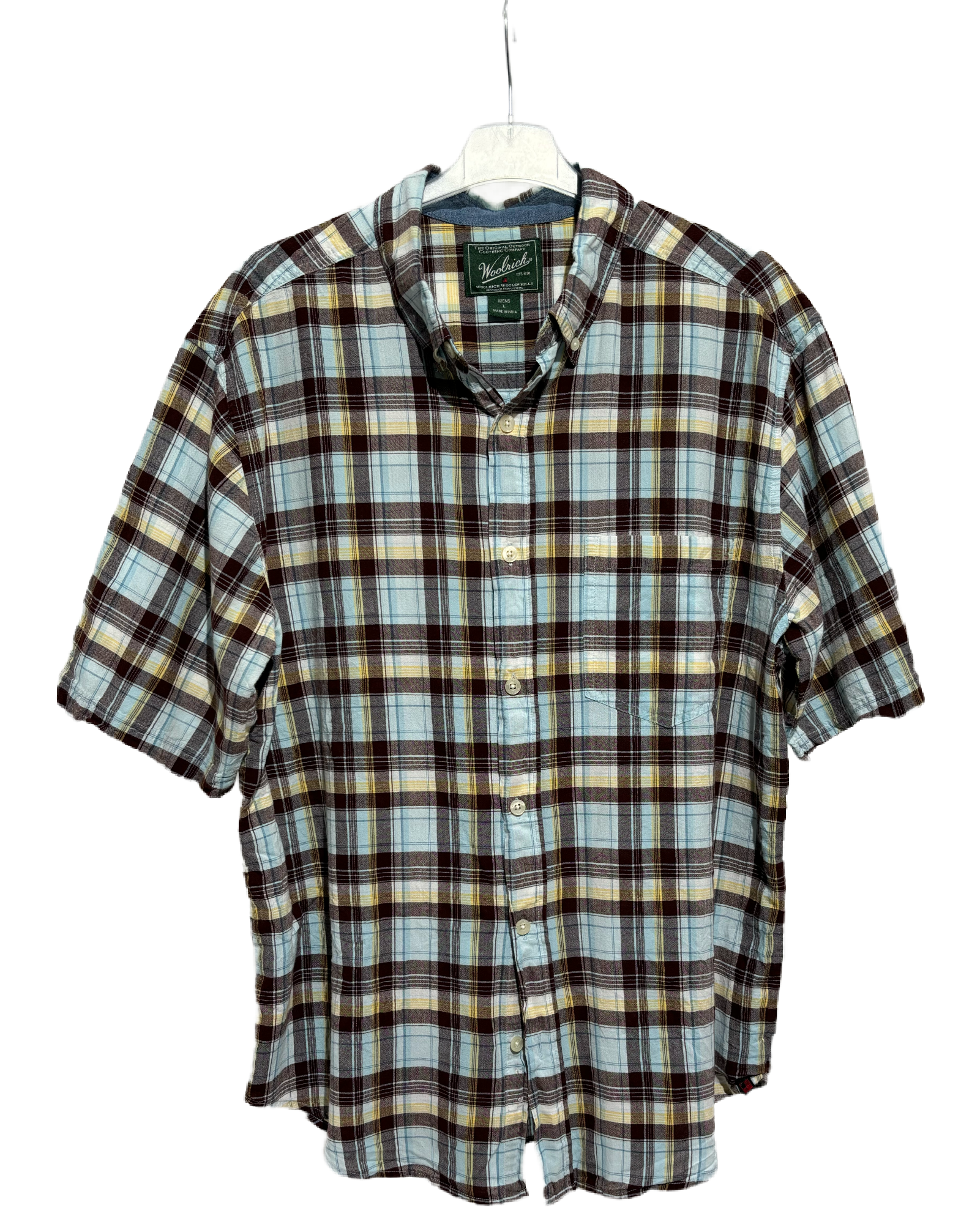 Woolrich Sky Blue Checkered Košulja Woolrich