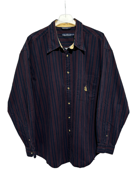 Nautica Navy Red Striped Košulja Nautica